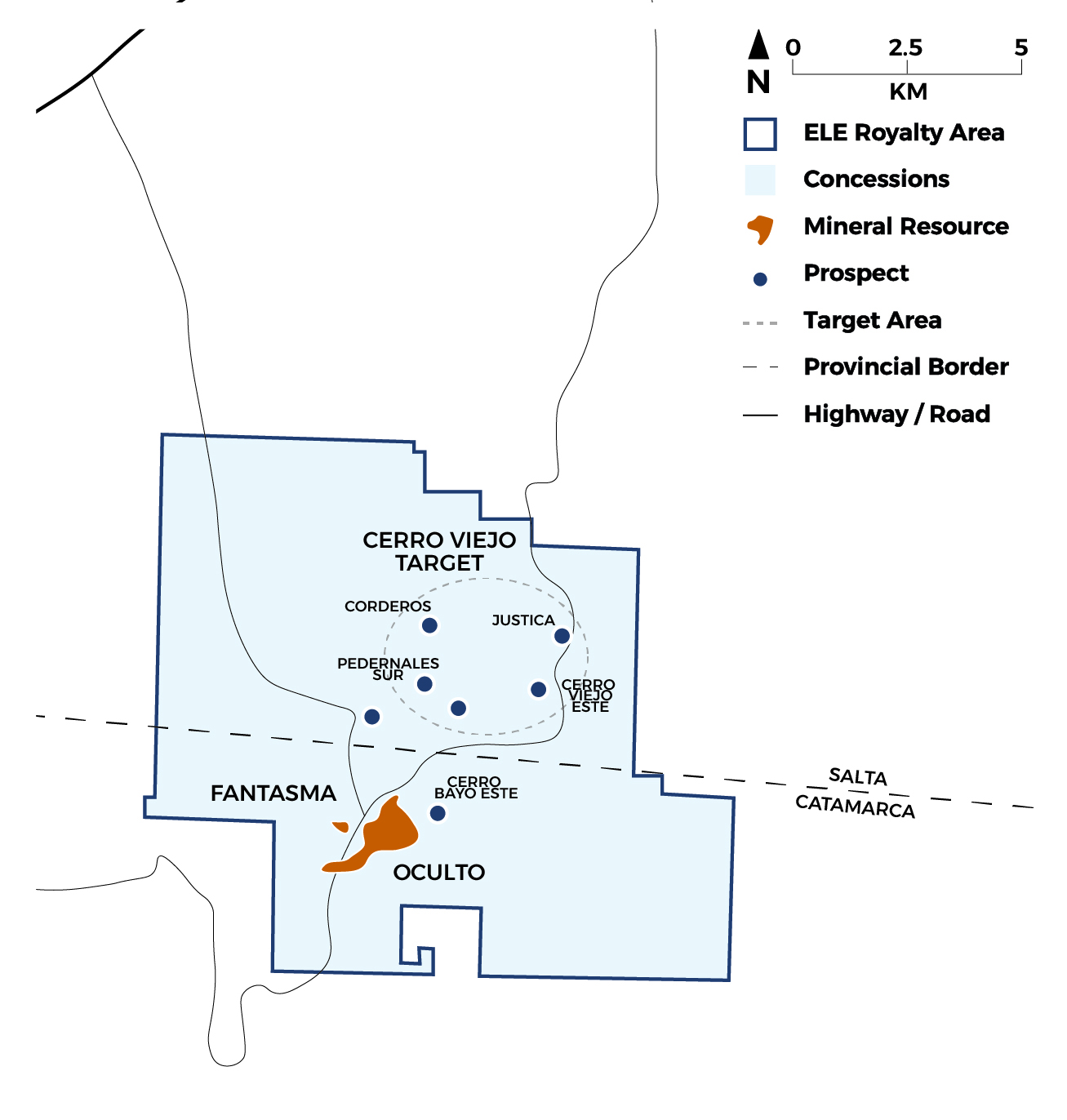 Map of the Diablillos Project